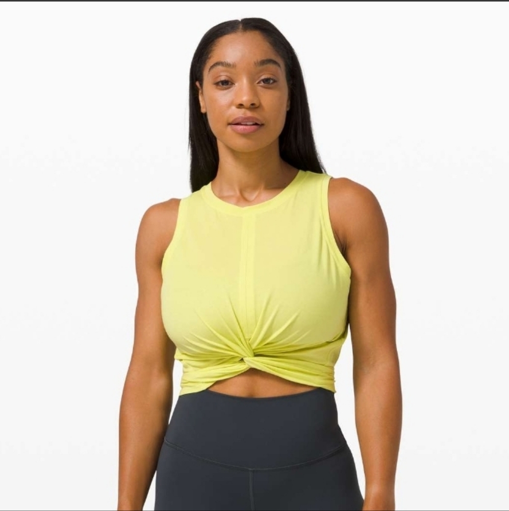 EUC Lululemon Time to Restore Tank Black 2